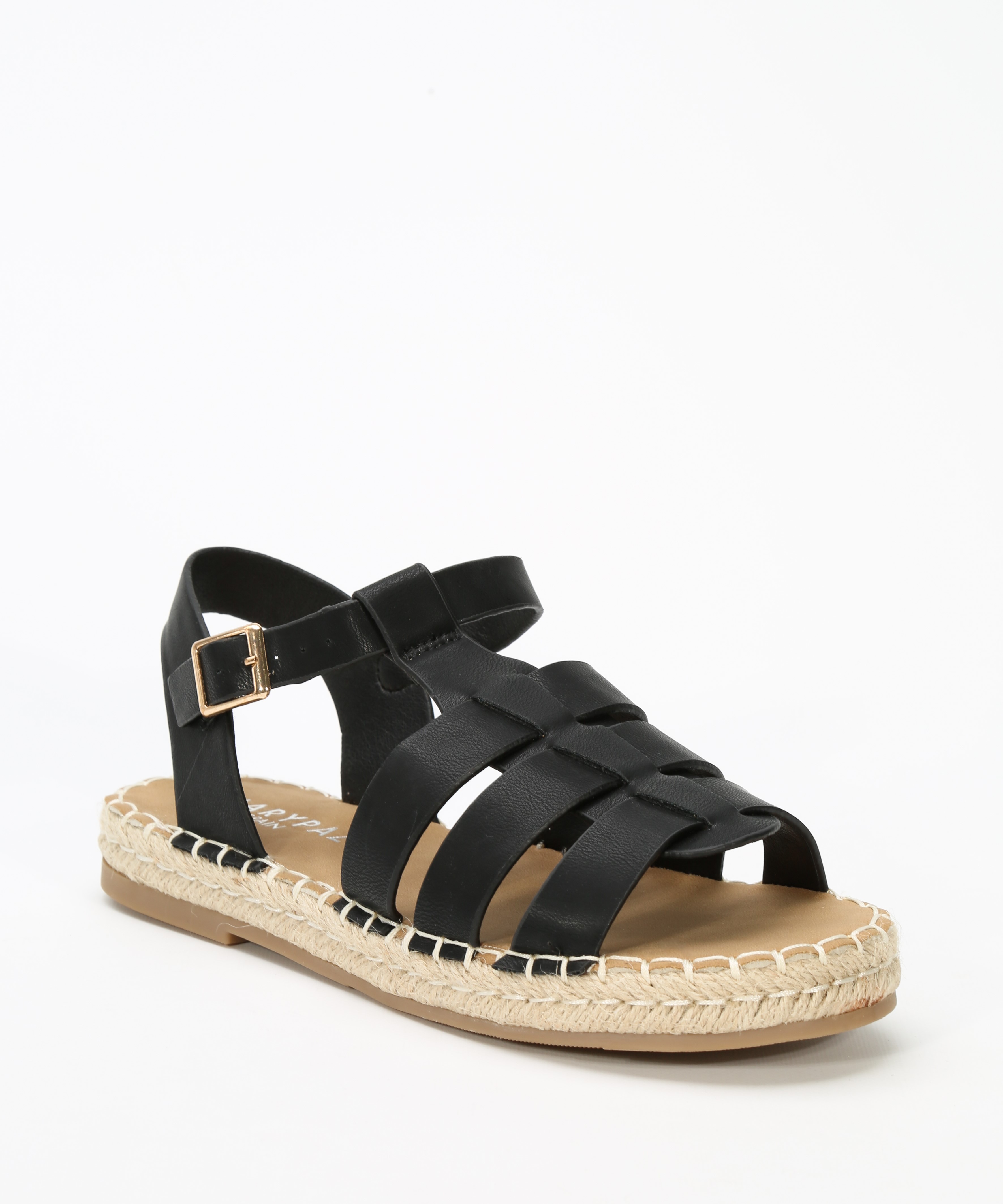 Sandalias cangrejeras yute planas image number null